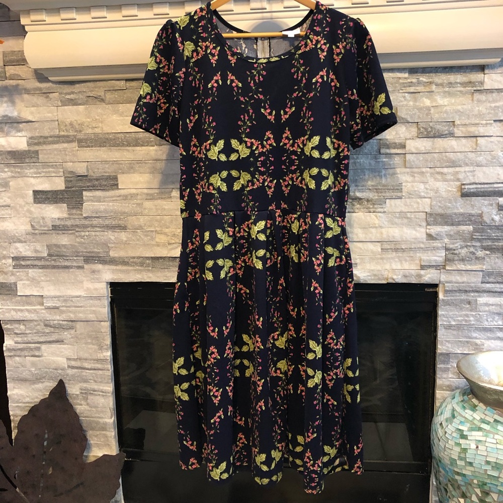 LuLaRoe Amelia Dress 2XL